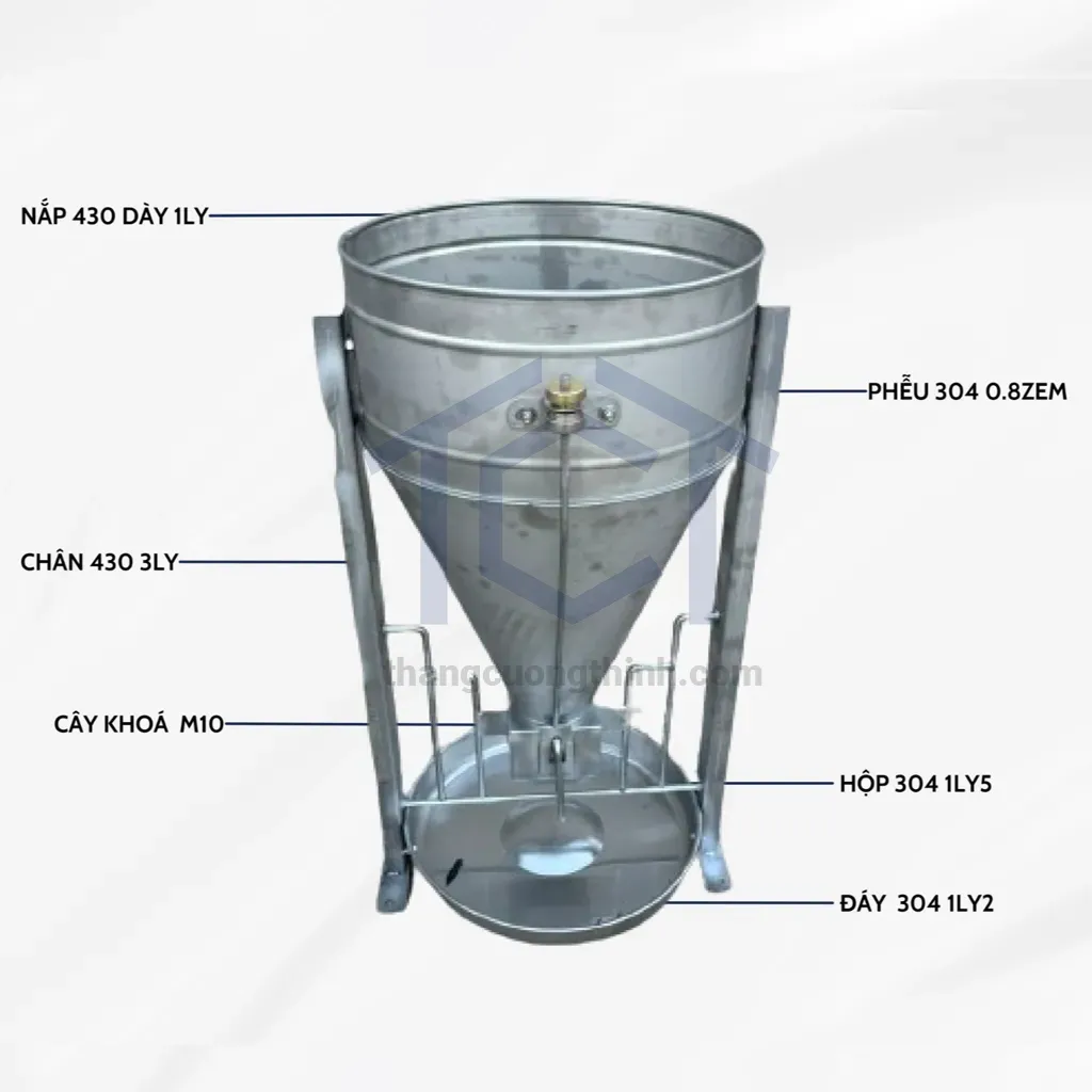 Máng ăn thẳng tự động 2 bao - MTD005